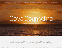 Tablet Screenshot of coastalvacounseling.com